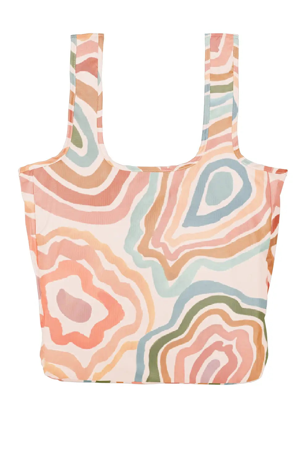 twist & shout large tote bag squiggles talking out of turn apex ethical womens boutique