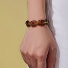 Rose & Lee Co Acacia Chunky Link Bracelet, 18k Gold Bracelets