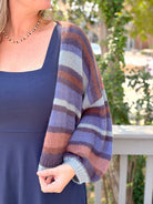 Rose & Lee Co Aden Sweater, Indigo Cardigan