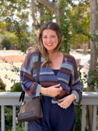 Rose & Lee Co Aden Sweater, Indigo Cardigan