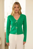 Rose & Lee Co Adler Cardigan, Green Cardigan