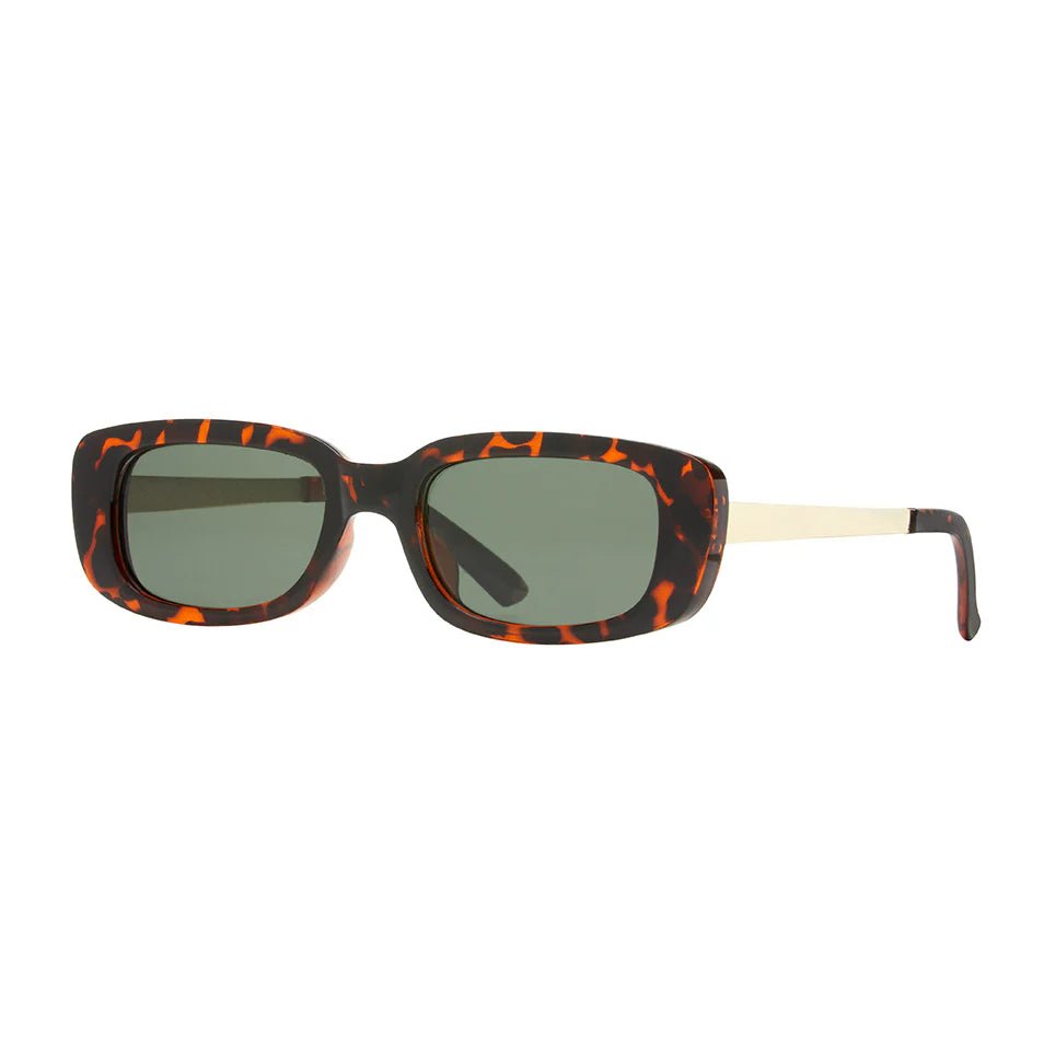 Rose & Lee Co Adley Sunglasses, Brown Tortoise + Grey Green Polarized Accessories