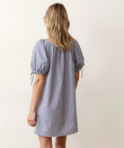 Rose & Lee Co Aleca Dress, Bay Blue Gingham by Marine Layer Casual Dresses