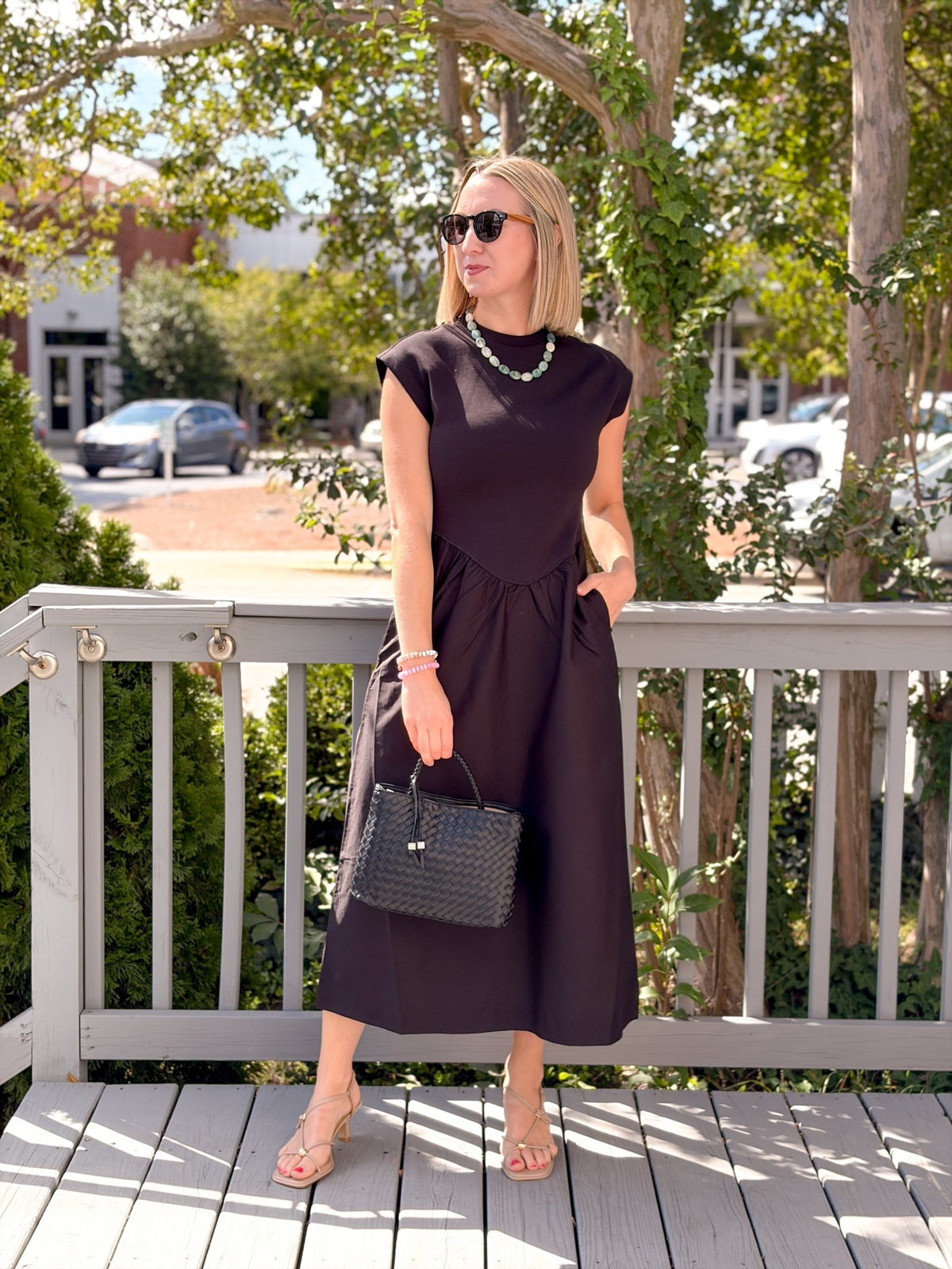 Rose & Lee Co Alise Dress, Black Casual Dresses