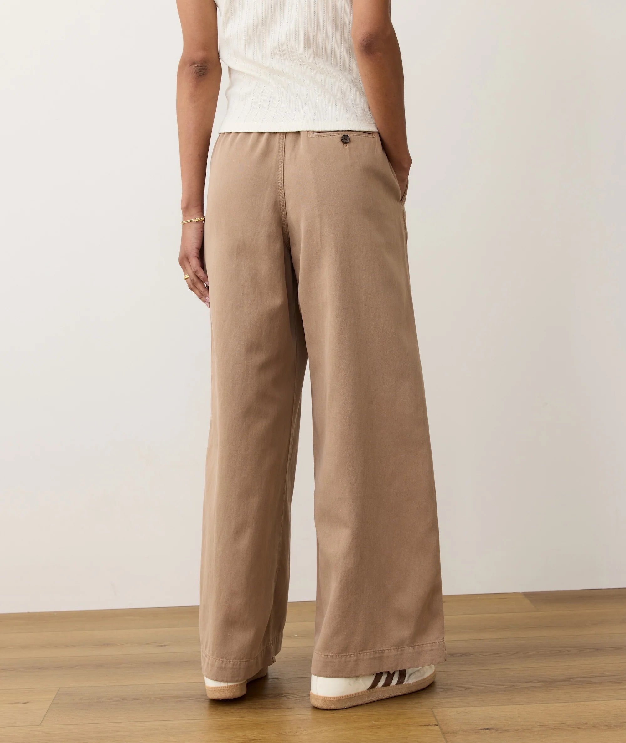 Portabella Pleated Wide Leg Pants