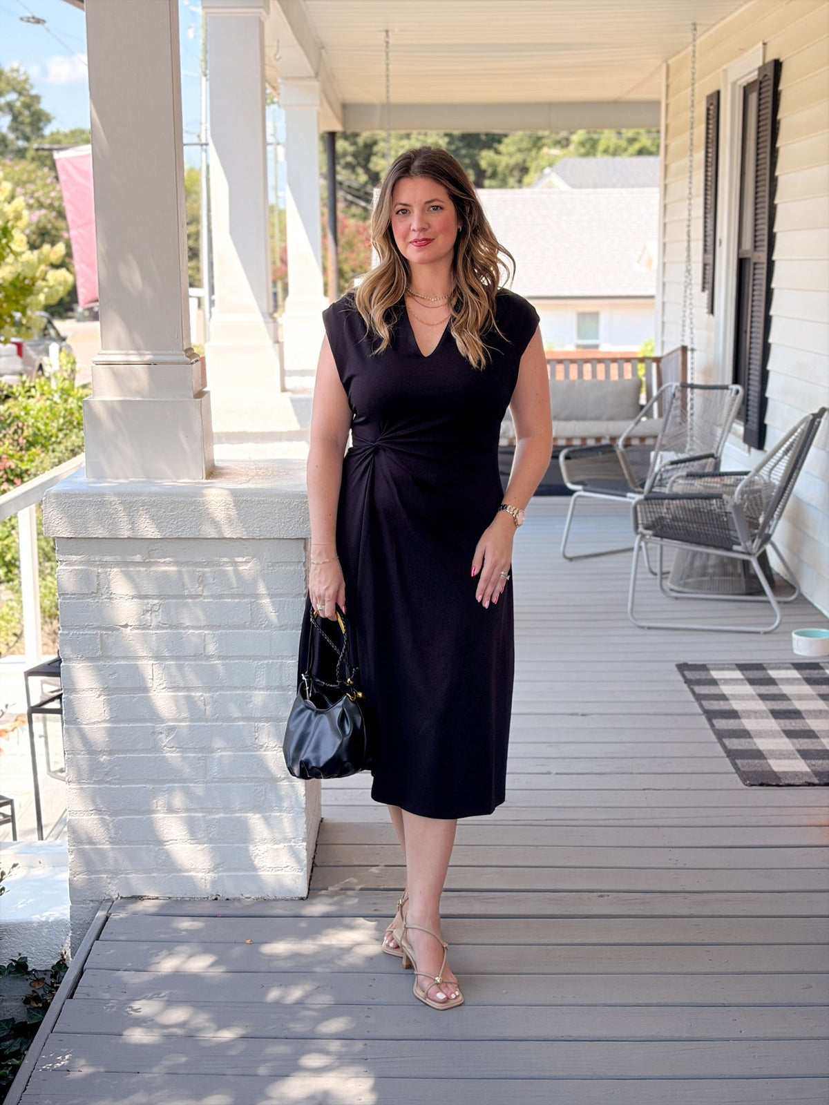 Rose & Lee Co Amora Dress, Black by Pact Casual Dresses
