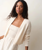 Rose & Lee Co Anacapa Cardigan, Antique White by Marine Layer Cardigan