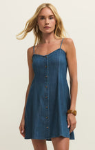 Rose & Lee Co Angel Eyes Dress, Medium Indigo by Z Supply Casual Dresses