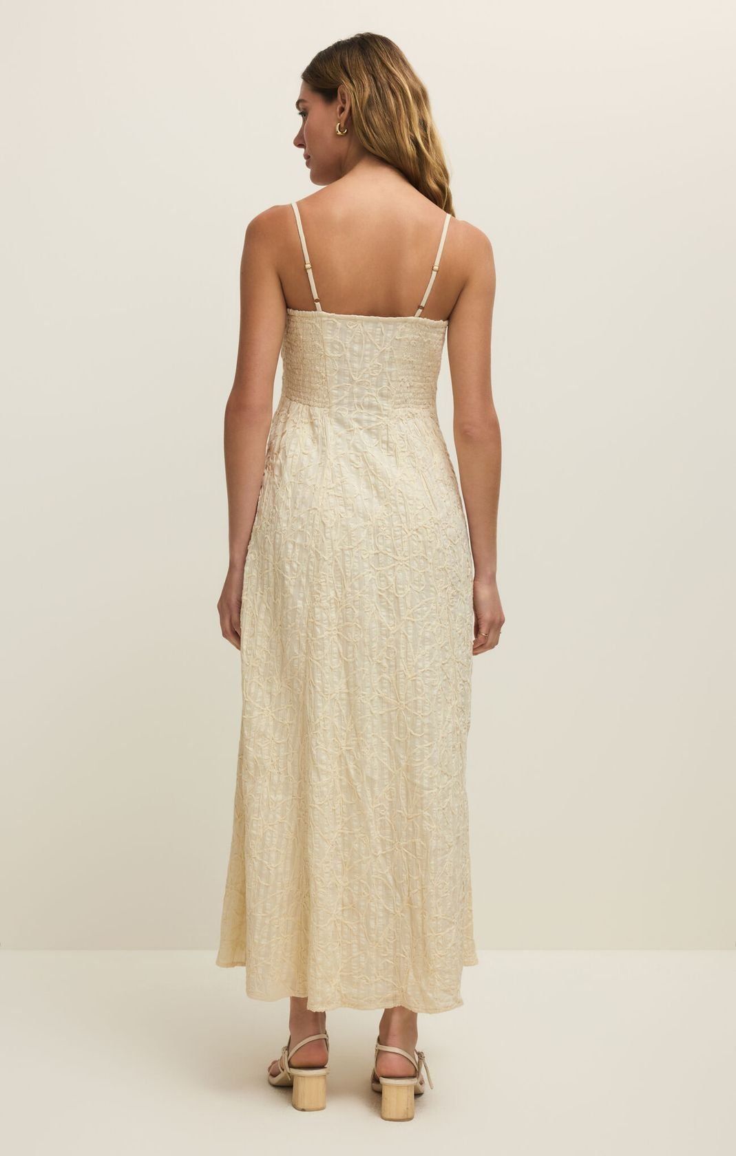 Rose & Lee Co Angel Eyes Dress, Champagne by Z Supply Event Dress