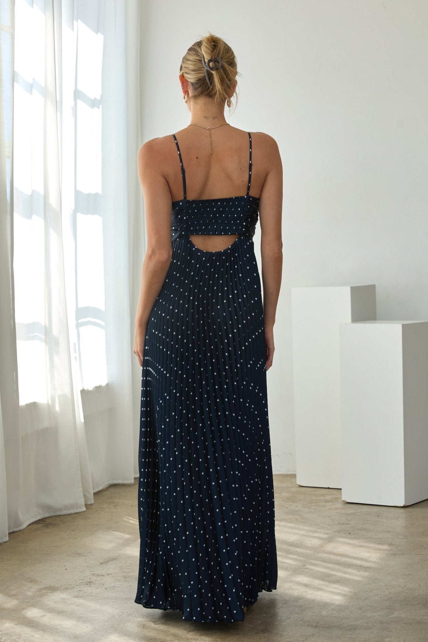 Rose & Lee Co Ansley Dress, Navy/Ivory Event Dress