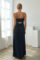 Rose & Lee Co Ansley Dress, Navy/Ivory Event Dress