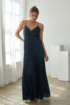 Rose & Lee Co Ansley Dress, Navy/Ivory Event Dress