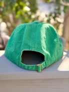 Rose & Lee Co APEX Arched Cotton Dad Hat, Green/Bright Rose Accessories
