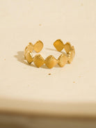 Rose & Lee Co Aquelle Shell Ring, 18k Gold Rings