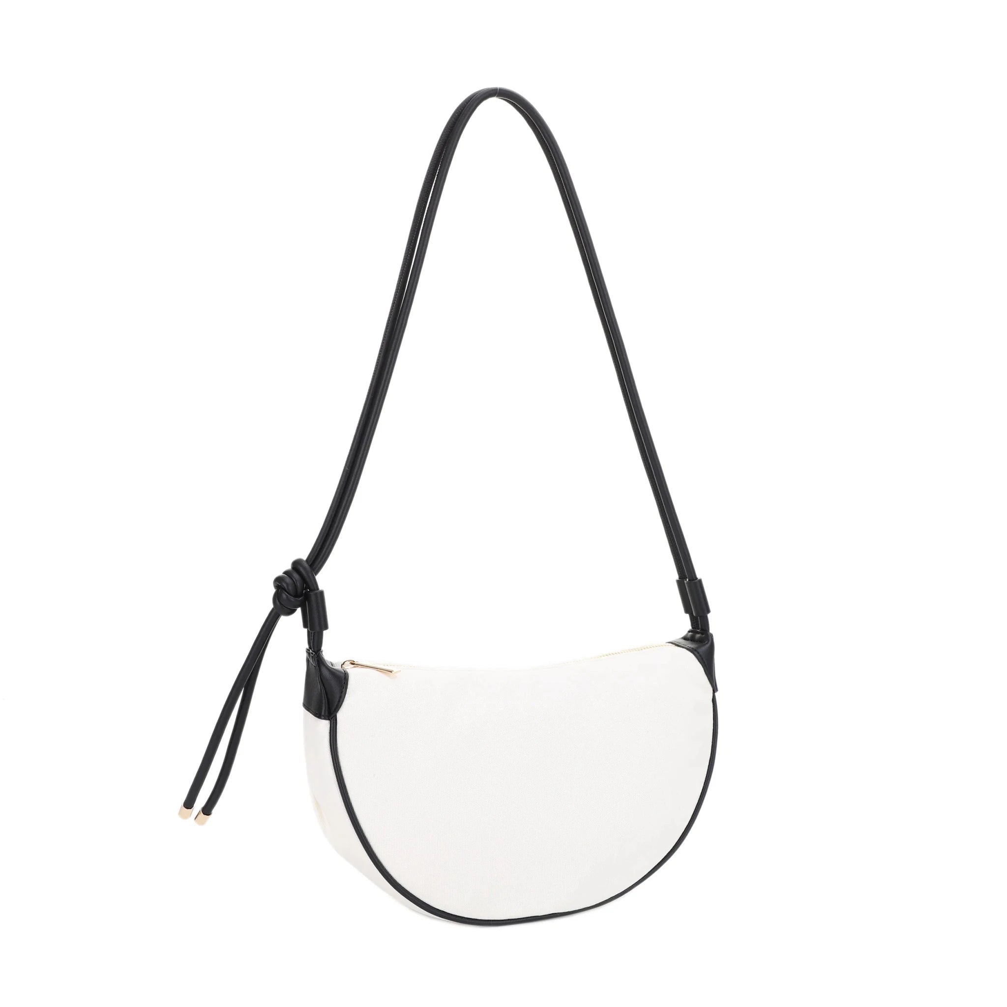 Rose & Lee Co Aria Canvas Convertible Sling Bag, Black Bags