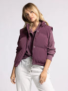 Deep Purple Puffer Vest