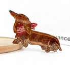 Rose & Lee Co Bandana Dachshund Claw Clip Hair