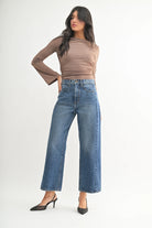 Dark Denim Barrel Jeans