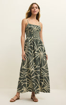 Rose & Lee Co Bayside Palm Dress, Tea Leaf by Z Supply Casual Dresses