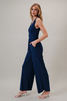 Rose & Lee Co Beatrice Jumpsuit, Royal Blue Jumpsuit