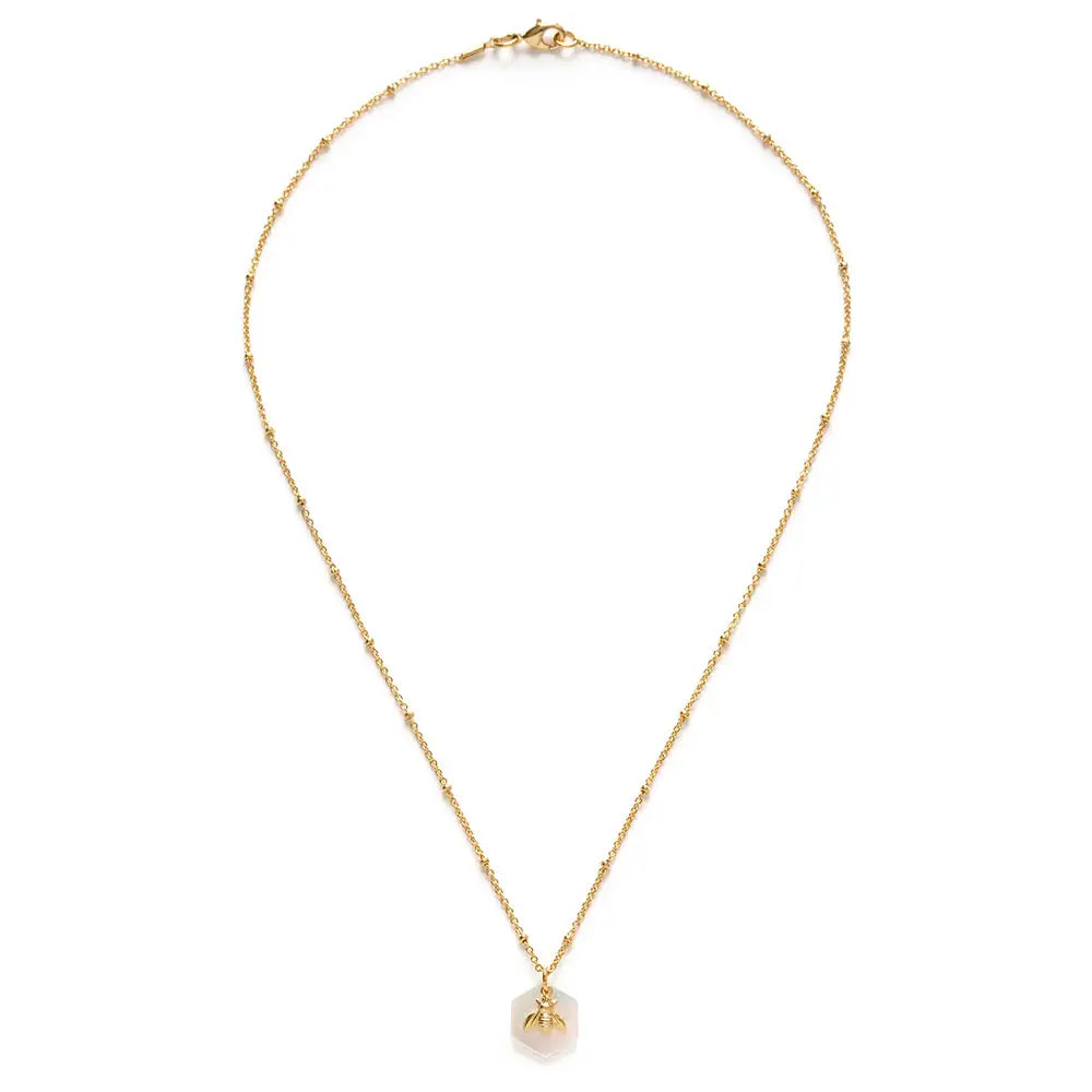 Gold Bee Necklace