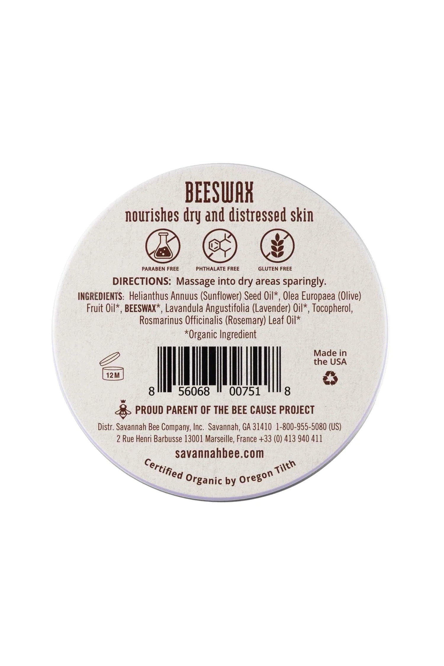 Rosemary Lavender Beeswax Salve