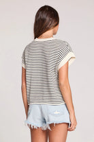 Rose & Lee Co Betsey Top, Salt short sleeve