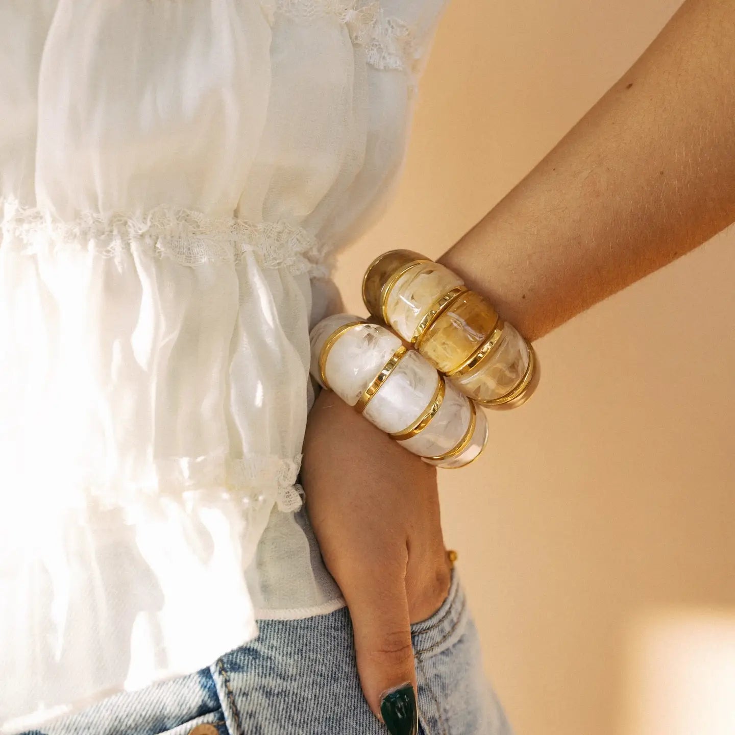 Stretch Brown Bracelet