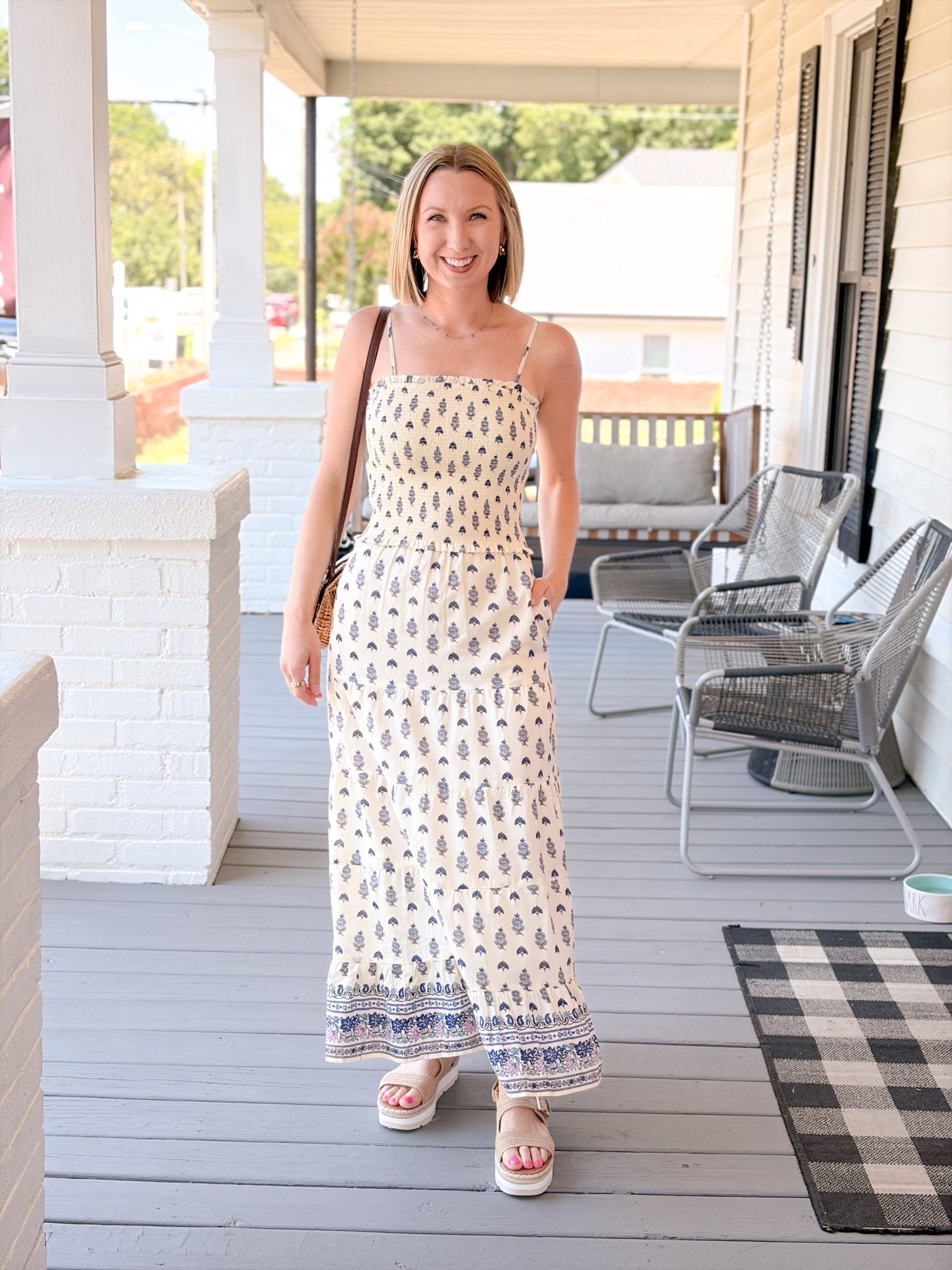 Rose & Lee Co Edge Water Dress, Pearl Casual Dresses