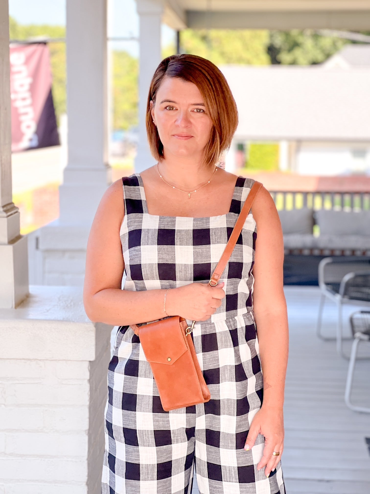Katherine Jumpsuit | Black/White Gingham | ROSE & LEE CO. – Rose