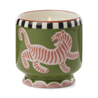 Tiger Handpainted Candle