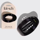 Rose & Lee Co Flat Medium Cloud Clip, Black Hair