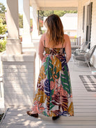 Rose & Lee Co Bloom Dress, Multi Leaf Casual Dresses
