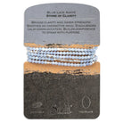 Blue Lace Agate/Silver Necklace/Bracelet