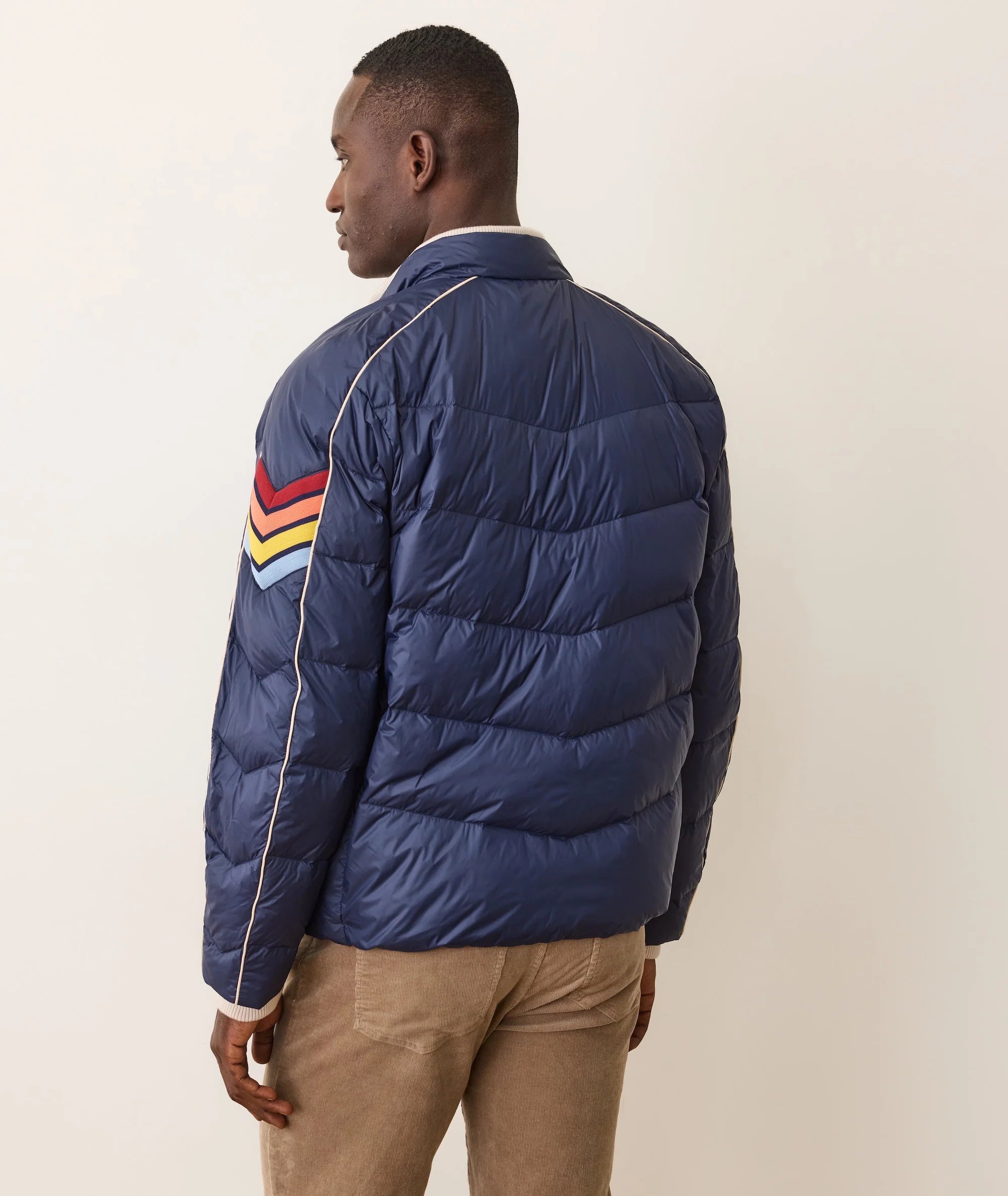 Men's Navy Puffer Jacket