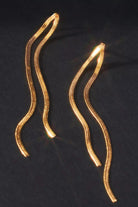 Rose & Lee Co Boogie Nights Earrings, 18k Gold Plated Earrings