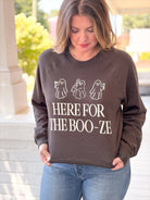 Rose & Lee Co Booze Sweatshirt, Ash Black by Z Supply Sweatshirt & Hoodies
