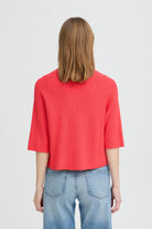 Pink Half Sleeve Top