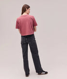 Rose & Lee Co Brecken Top, Marsala short sleeve