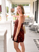 Rose & Lee Co Maude Dress, Chocolate Cherry by Z Supply Casual Dresses