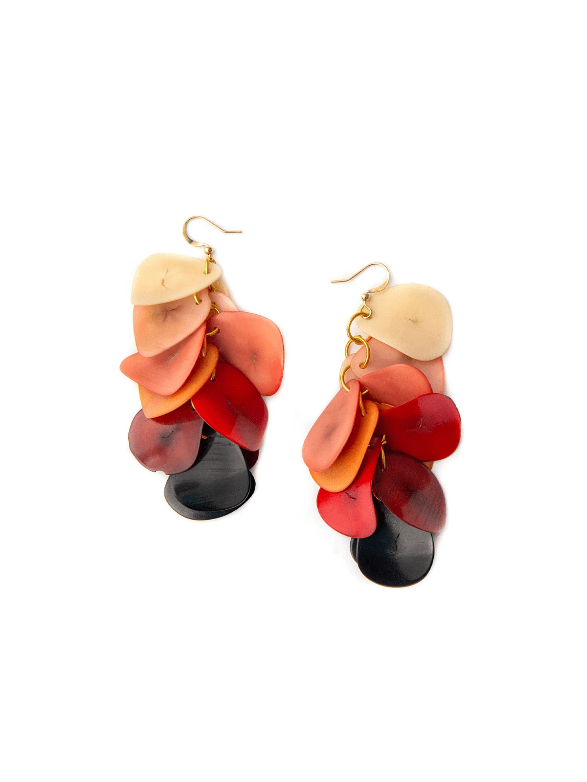 Rose & Lee Co Bailey Earrings, Burgundy Combo Earrings