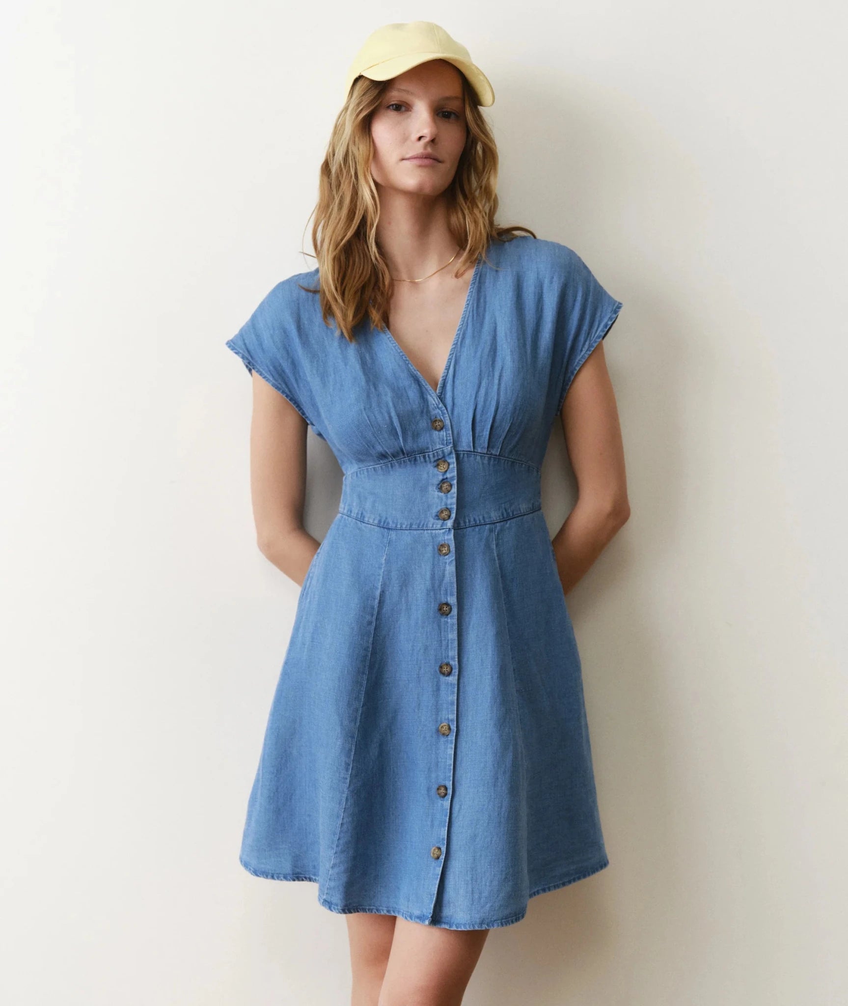 Camila Dress | Light Wash
