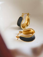 Rose & Lee Co Candide Hoop Earrings, 18k Gold Earrings