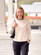 Heather Grey Long Sleeve Pullover