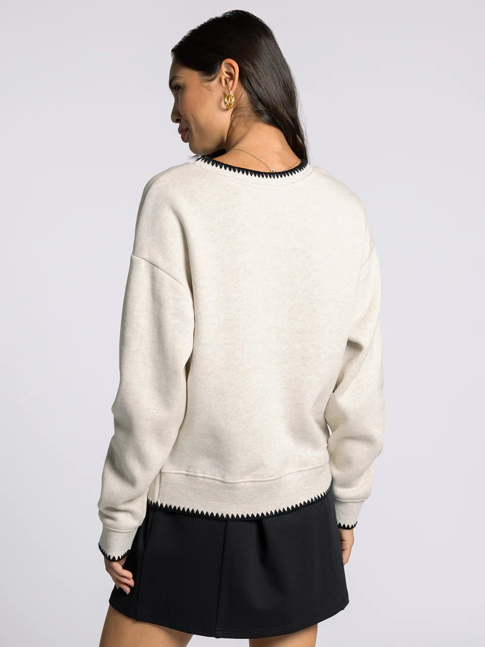 Heather Grey Long Sleeve Pullover