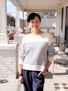 Blue/White Striped Sweater