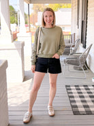 Rose & Lee Co Greene Sweatshirt, Sage Leaf by Project Social T Sweatshirt & Hoodies