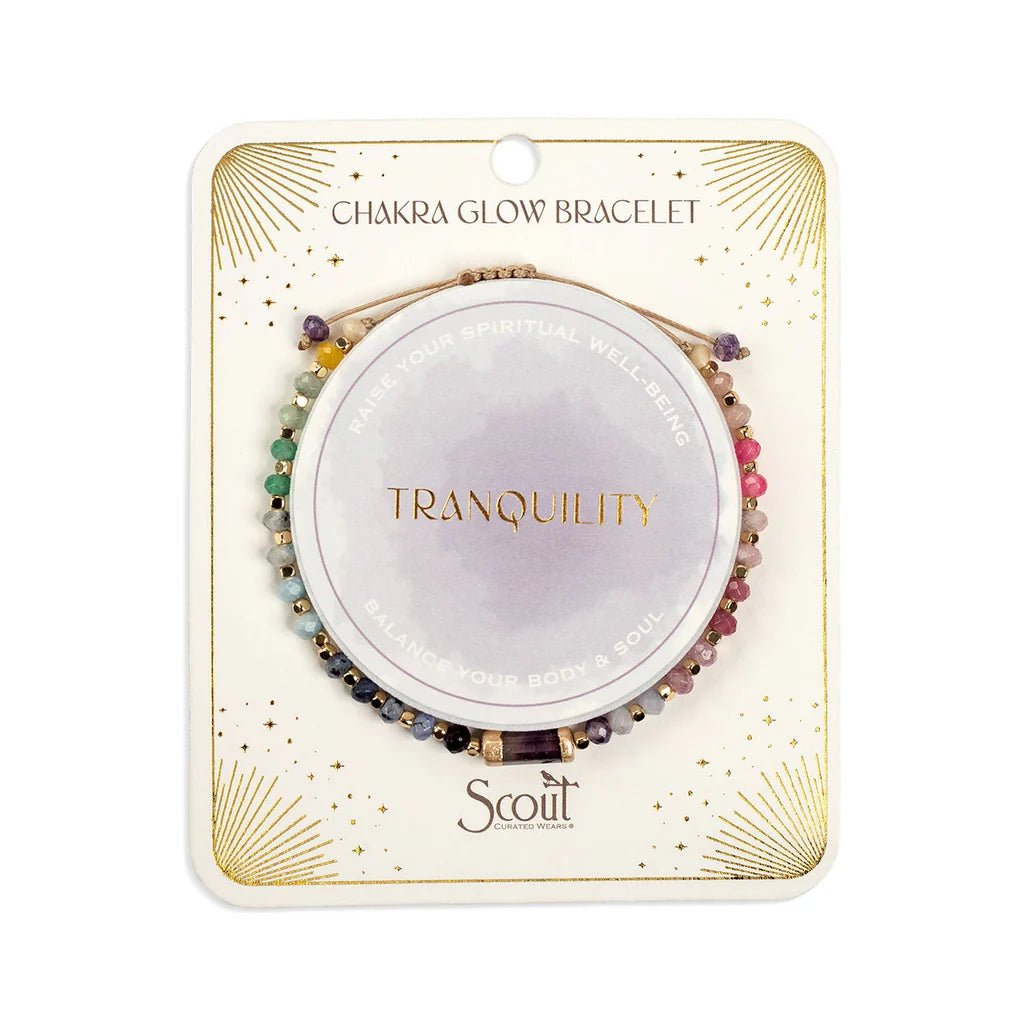Rose & Lee Co Chakra Glow Bracelet, Tranquility/Crown/Gold Bracelets