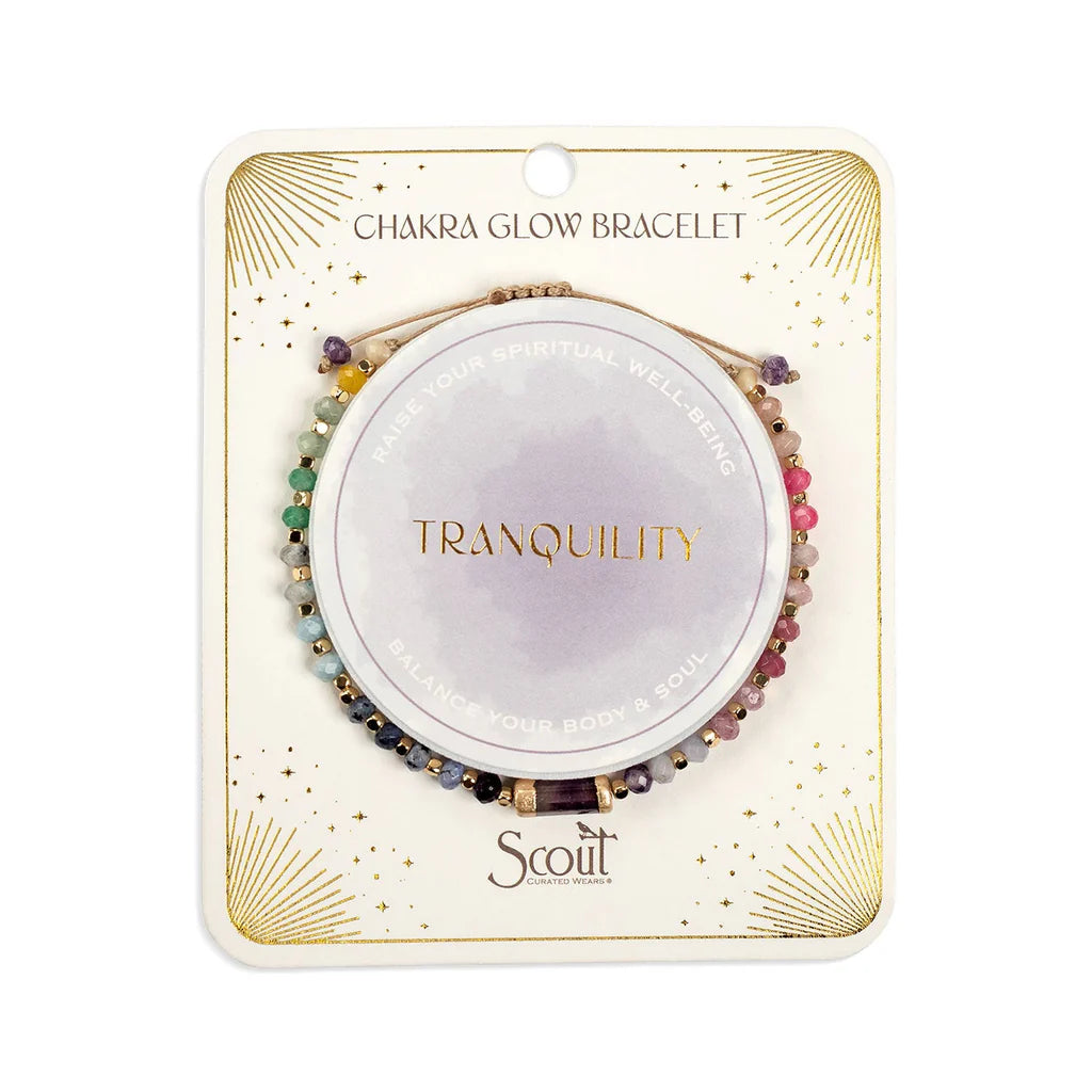 Tranquility/Crown/Gold Chakra Glow Bracelet