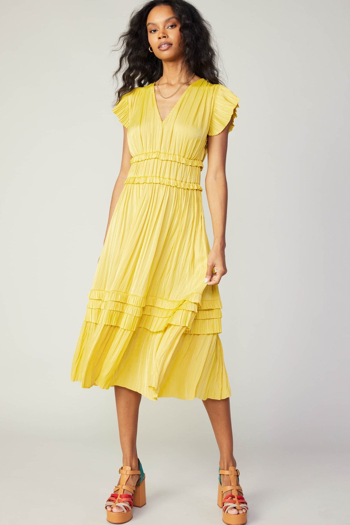 Rose & Lee Co Charlie Dress, Sunny Yellow Event Dress